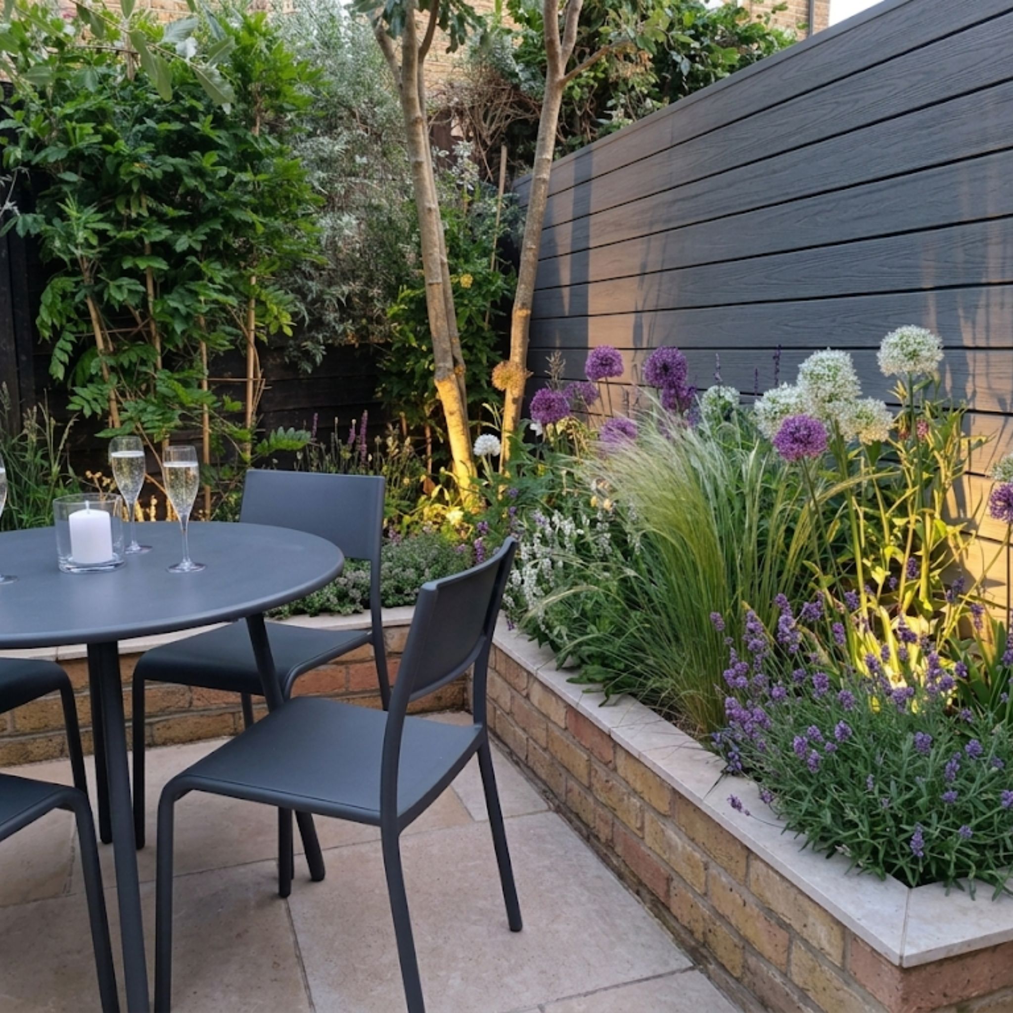 Balham Cottage Courtyard Garden detail