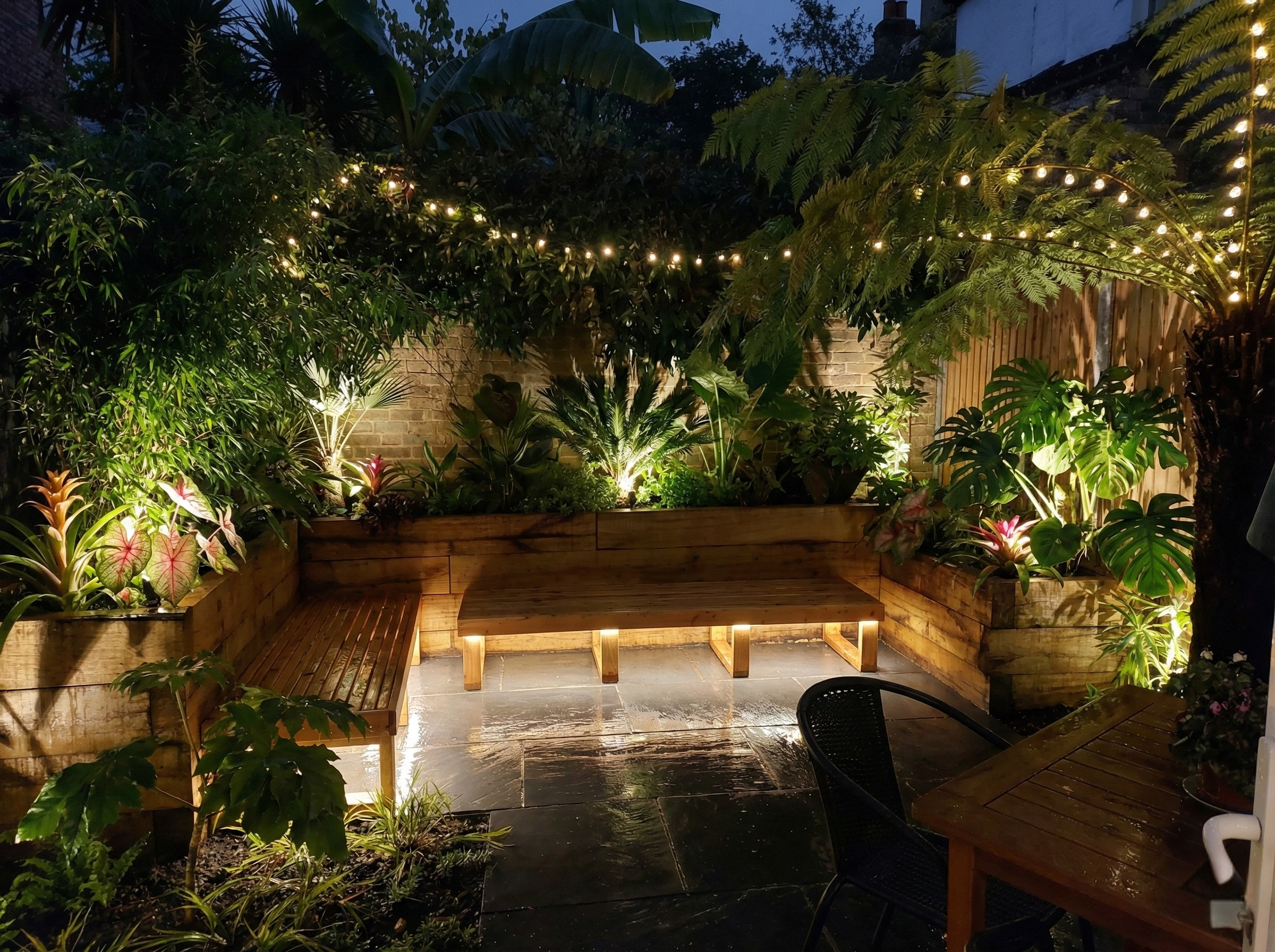 Brixton Garden Jungle Transformation detail